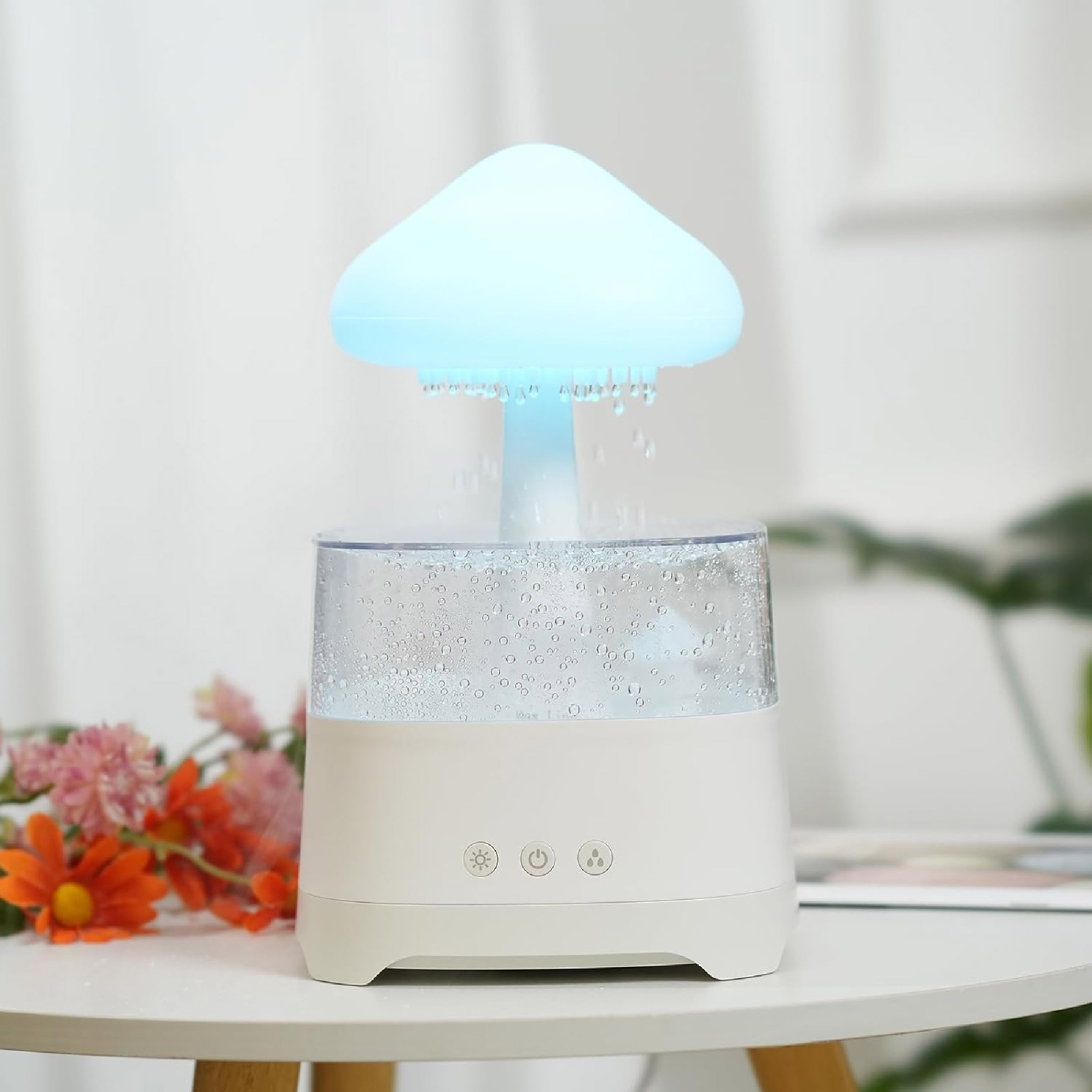 Miniatura 7 de Humidificador Nube Lluvia Parlante Led